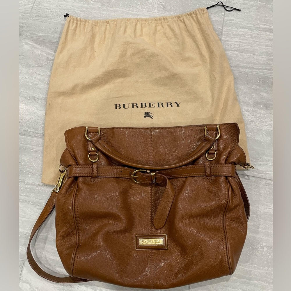 EUC Burberry Raymond Belted Tote